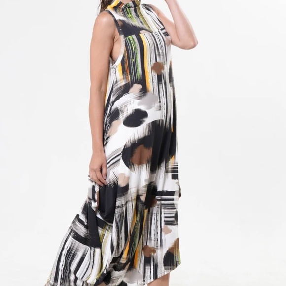 Sleeveless asymmetric dress XL - Picture 2 of 13